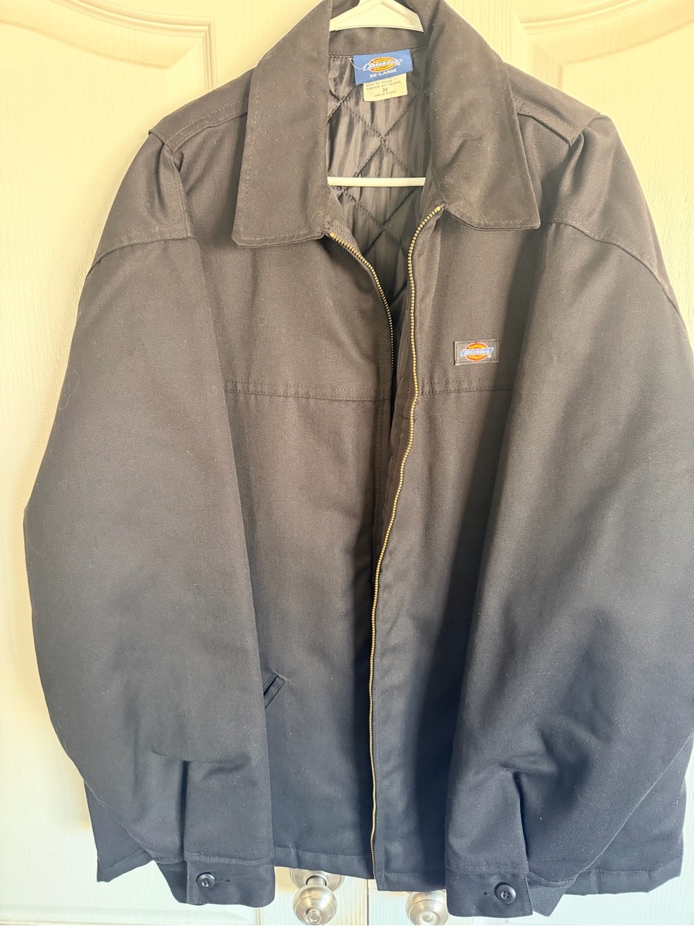 Dickies Black Quilted-Interior Work Jacket
